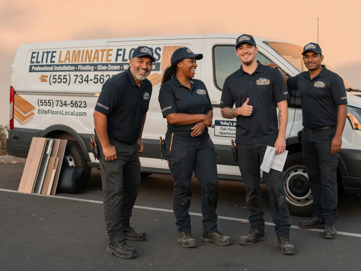 Laminate flooring installation company in Gans, OK